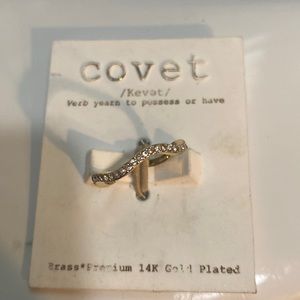 Covet  14k Gold Plated Ring size 7